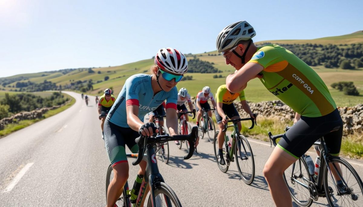 preparación para carreras de ciclismo